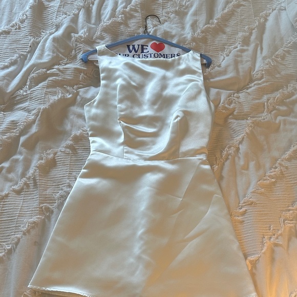 Reformation White Zeni Dress - Picture 3 of 4